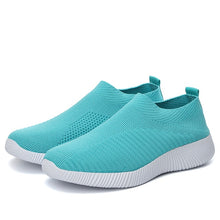 Load image into Gallery viewer, Women Flats Sneakers Crystal Fashion Bling Sneakers Casual Slip On Sock Trainers Winter Women Vulcanize Shoe Zapatillas Mujer
