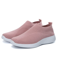 Load image into Gallery viewer, Women Flats Sneakers Crystal Fashion Bling Sneakers Casual Slip On Sock Trainers Winter Women Vulcanize Shoe Zapatillas Mujer
