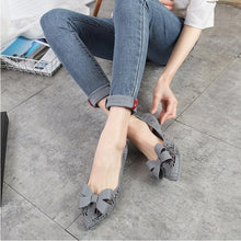 Load image into Gallery viewer, EOEODOIT Spring  Jelly Flats Shoes Women Beach Sand Soft Pointy Toe Flat Heel Summer Sandals Female Rain Shoes Slide Resistance
