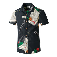 Load image into Gallery viewer, 2020 New Men Street Wear Workout Sets Summer Men&#39;s Board Shorts Surf Shirts Male Print Floral Beach Wear Swimming Shorts 5XL
