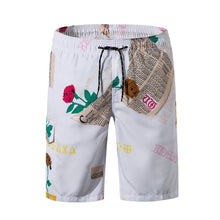 Load image into Gallery viewer, 2020 New Men Street Wear Workout Sets Summer Men&#39;s Board Shorts Surf Shirts Male Print Floral Beach Wear Swimming Shorts 5XL
