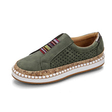 Load image into Gallery viewer, Lucyever Plus Size Loafers Shoes Woman Spring 2020 Flock Leathers Casual Flat Heels Women Slip on Platform Sneakers Flats Mulher
