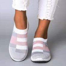 Load image into Gallery viewer, Women Sneaker Shoes Woman Striped Sock Sneakers Spring Slip On Knitted Vulcanized Shoes Causal Flat Zapatillas Mujer Deportiva
