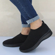 Load image into Gallery viewer, Women Sneaker Shoes Woman Striped Sock Sneakers Spring Slip On Knitted Vulcanized Shoes Causal Flat Zapatillas Mujer Deportiva
