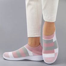 Load image into Gallery viewer, Women Sneaker Shoes Woman Striped Sock Sneakers Spring Slip On Knitted Vulcanized Shoes Causal Flat Zapatillas Mujer Deportiva
