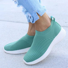 Load image into Gallery viewer, Women Sneaker Shoes Woman Striped Sock Sneakers Spring Slip On Knitted Vulcanized Shoes Causal Flat Zapatillas Mujer Deportiva
