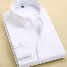 Load image into Gallery viewer, 2020 Men Dress Shirt Long Sleeve Slim Brand Man Shirts Designer High Quality Solid Male Clothing Fit Business Shirts 4XL YN045
