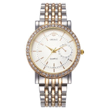 Load image into Gallery viewer, Diamond Women Luxury Brand Watch 2019 Rhinestone Elegant Ladies Watches Gold Clock Wrist Watches For Women relogio feminino 2019
