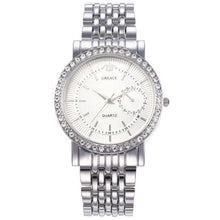 Load image into Gallery viewer, Diamond Women Luxury Brand Watch 2019 Rhinestone Elegant Ladies Watches Gold Clock Wrist Watches For Women relogio feminino 2019
