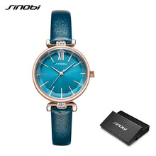 Load image into Gallery viewer, SINOBI Fashion Women Diamonds Wrist Watches Imitation Ceramics Watchband Top Luxury Brand Dress Ladies Geneva Quartz Clock 2019
