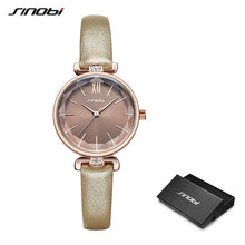 Load image into Gallery viewer, SINOBI Fashion Women Diamonds Wrist Watches Imitation Ceramics Watchband Top Luxury Brand Dress Ladies Geneva Quartz Clock 2019
