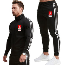 Load image into Gallery viewer, 2 Piece Men Hoodies+Pants Sport Suit Jordan Men Clothing Set Gyms Sport wear Tracksuit Fitness Bodybuilding Suit Jogger Men Set
