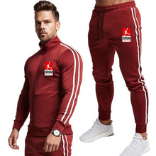 Load image into Gallery viewer, 2 Piece Men Hoodies+Pants Sport Suit Jordan Men Clothing Set Gyms Sport wear Tracksuit Fitness Bodybuilding Suit Jogger Men Set
