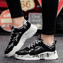 Load image into Gallery viewer, ERNESTNM Sneakers Women Summer Woman Casual Fashion Shoes Graffiti Flats Ladies Vulcanized Shoes White Sneakers Zapatos Mujer
