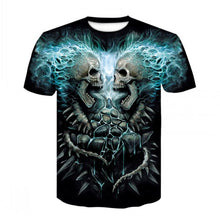 Load image into Gallery viewer, 2020 New Cloudstyle Own Design Men&#39;s T shirt 3D Gun Warrior Tshirt Print Knife Harajuku Tops Tee Short Sleeve Fitness t-shirt
