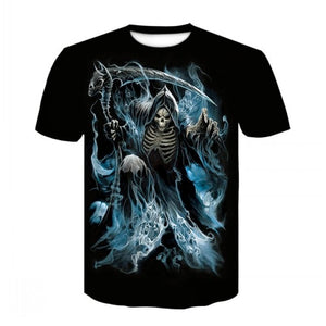 2020 New Cloudstyle Own Design Men's T shirt 3D Gun Warrior Tshirt Print Knife Harajuku Tops Tee Short Sleeve Fitness t-shirt
