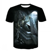 Load image into Gallery viewer, 2020 New Cloudstyle Own Design Men&#39;s T shirt 3D Gun Warrior Tshirt Print Knife Harajuku Tops Tee Short Sleeve Fitness t-shirt
