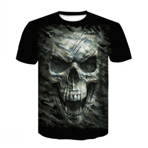 2020 New Cloudstyle Own Design Men's T shirt 3D Gun Warrior Tshirt Print Knife Harajuku Tops Tee Short Sleeve Fitness t-shirt