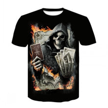 Load image into Gallery viewer, 2020 New Cloudstyle Own Design Men&#39;s T shirt 3D Gun Warrior Tshirt Print Knife Harajuku Tops Tee Short Sleeve Fitness t-shirt
