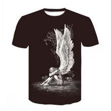Load image into Gallery viewer, 2020 New Cloudstyle Own Design Men&#39;s T shirt 3D Gun Warrior Tshirt Print Knife Harajuku Tops Tee Short Sleeve Fitness t-shirt
