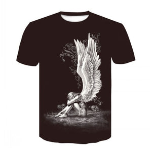2020 New Cloudstyle Own Design Men's T shirt 3D Gun Warrior Tshirt Print Knife Harajuku Tops Tee Short Sleeve Fitness t-shirt