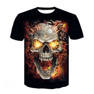 2020 New Cloudstyle Own Design Men's T shirt 3D Gun Warrior Tshirt Print Knife Harajuku Tops Tee Short Sleeve Fitness t-shirt