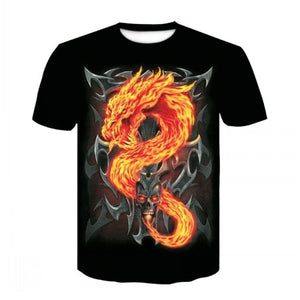 2020 New Cloudstyle Own Design Men's T shirt 3D Gun Warrior Tshirt Print Knife Harajuku Tops Tee Short Sleeve Fitness t-shirt