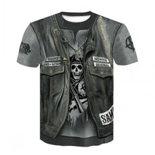 Load image into Gallery viewer, 2020 New Cloudstyle Own Design Men&#39;s T shirt 3D Gun Warrior Tshirt Print Knife Harajuku Tops Tee Short Sleeve Fitness t-shirt
