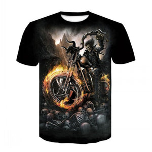 2020 New Cloudstyle Own Design Men's T shirt 3D Gun Warrior Tshirt Print Knife Harajuku Tops Tee Short Sleeve Fitness t-shirt
