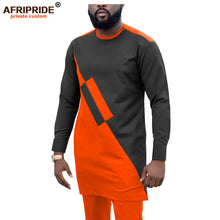 Load image into Gallery viewer, 2019 Dashiki Men Tracksuit 2 Piece African Shirts and Ankara Pants Suits Plus Size Outwear Clothes Wear AFRIPRIDE A1916057
