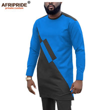 Load image into Gallery viewer, 2019 Dashiki Men Tracksuit 2 Piece African Shirts and Ankara Pants Suits Plus Size Outwear Clothes Wear AFRIPRIDE A1916057
