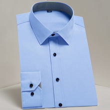 Load image into Gallery viewer, Men's Casual Long Sleeve Standard-fit Dress Shirts Formal Business Button Up Twill Simple Basic Design Work Office Tops Shirt
