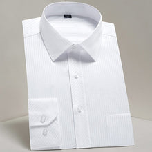 Load image into Gallery viewer, Men's Casual Long Sleeve Standard-fit Dress Shirts Formal Business Button Up Twill Simple Basic Design Work Office Tops Shirt
