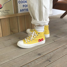 Load image into Gallery viewer, DIWEINI  male PLAY Black CDG 1970s All cool star High/Low top Unisex Skateboarding Shoes sapato feminino zapatos de mujer
