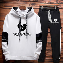 Load image into Gallery viewer, XXXTentacion Sport Suit Running Men Clothing Set Sport Wear Tracksuit Fitness Bodybuilding Men Hoodies + Pants Jogger Men Set
