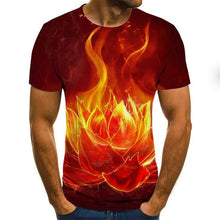 Load image into Gallery viewer, 2020 New Male 3d Tshirts Print T Cartoon Shirts Men Summer water drop Tops Men Tees Casual Streetwear 6XL
