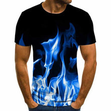 Load image into Gallery viewer, 2020 New Male 3d Tshirts Print T Cartoon Shirts Men Summer water drop Tops Men Tees Casual Streetwear 6XL
