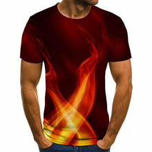 Load image into Gallery viewer, 2020 New Male 3d Tshirts Print T Cartoon Shirts Men Summer water drop Tops Men Tees Casual Streetwear 6XL
