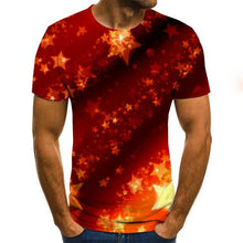 Load image into Gallery viewer, 2020 New Male 3d Tshirts Print T Cartoon Shirts Men Summer water drop Tops Men Tees Casual Streetwear 6XL
