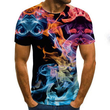 Load image into Gallery viewer, 2020 New Male 3d Tshirts Print T Cartoon Shirts Men Summer water drop Tops Men Tees Casual Streetwear 6XL
