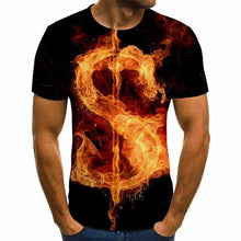 Load image into Gallery viewer, 2020 New Male 3d Tshirts Print T Cartoon Shirts Men Summer water drop Tops Men Tees Casual Streetwear 6XL
