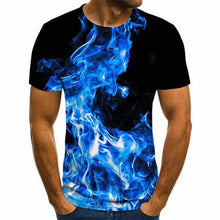 Load image into Gallery viewer, 2020 New Male 3d Tshirts Print T Cartoon Shirts Men Summer water drop Tops Men Tees Casual Streetwear 6XL
