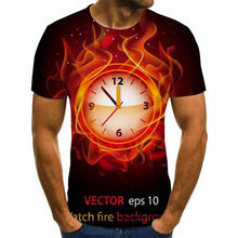 Load image into Gallery viewer, 2020 New Male 3d Tshirts Print T Cartoon Shirts Men Summer water drop Tops Men Tees Casual Streetwear 6XL
