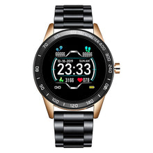 Load image into Gallery viewer, LIGE nouvelle montre intelligente hommes podomètre fréquence cardiaque tensiomètre étanche en acier ceinture Smartwatch Sport multifonction Mode
