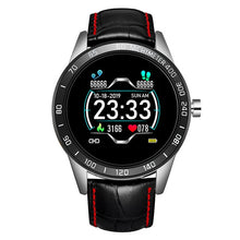 Load image into Gallery viewer, LIGE nouvelle montre intelligente hommes podomètre fréquence cardiaque tensiomètre étanche en acier ceinture Smartwatch Sport multifonction Mode
