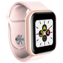 Load image into Gallery viewer, 2020 homens mulheres relógio inteligente à prova dwaterproof água pressão arterial smartwatch monitor de freqüência cardíaca sono rastreador relógio para android ios
