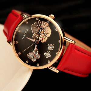 2018 Wrist Watch Women Yazole Brand Famous Fashion Diamond Ladies Watch Female Girl Quartz Watch Montre Femme Relogio Feminino