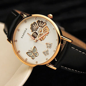 2018 Wrist Watch Women Yazole Brand Famous Fashion Diamond Ladies Watch Female Girl Quartz Watch Montre Femme Relogio Feminino