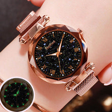 Load image into Gallery viewer, 2019 Ladies Wrist Watch Starry Sky Magnetic Women Watch Luminous Luxury Waterproof Female Watch For relogio feminino Reloj Mujer
