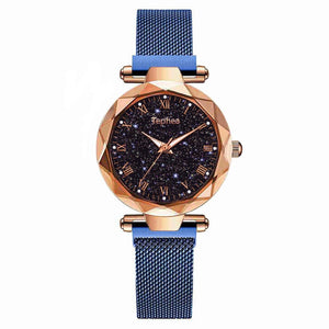 2019 Ladies Wrist Watch Starry Sky Magnetic Women Watch Luminous Luxury Waterproof Female Watch For relogio feminino Reloj Mujer